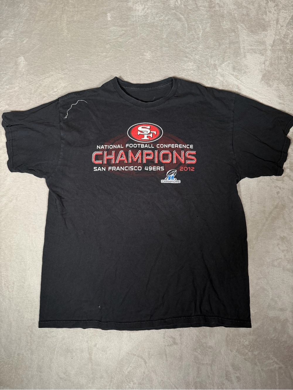 Black Champions Tee - 2012 NFC Champions